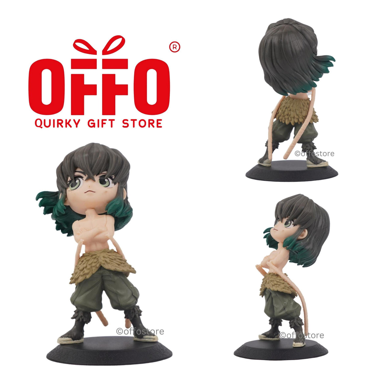 Demon Slayer Anime Hashibira Inosuke Action Figure