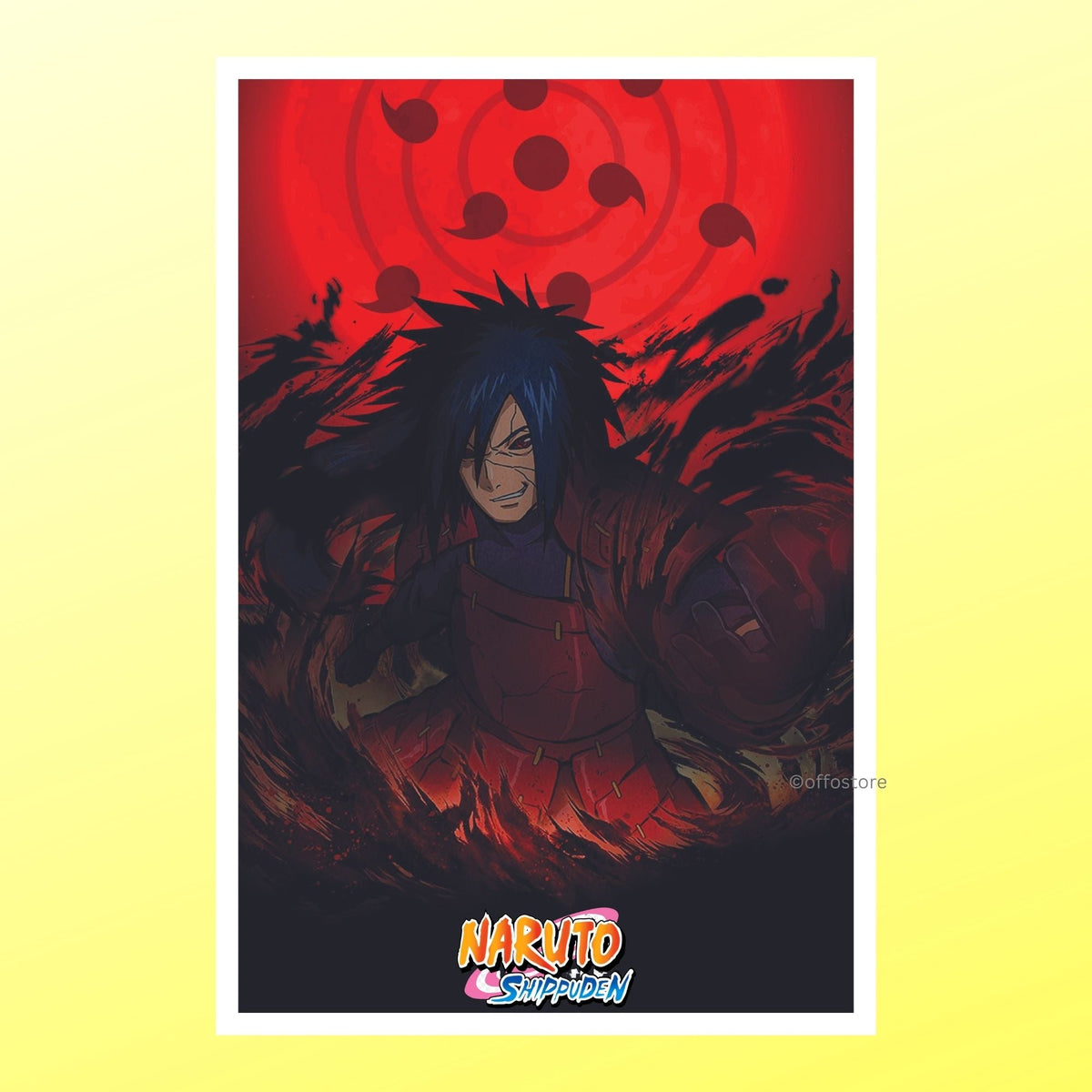 Naruto Anime Madara Uchiha Wall Poster