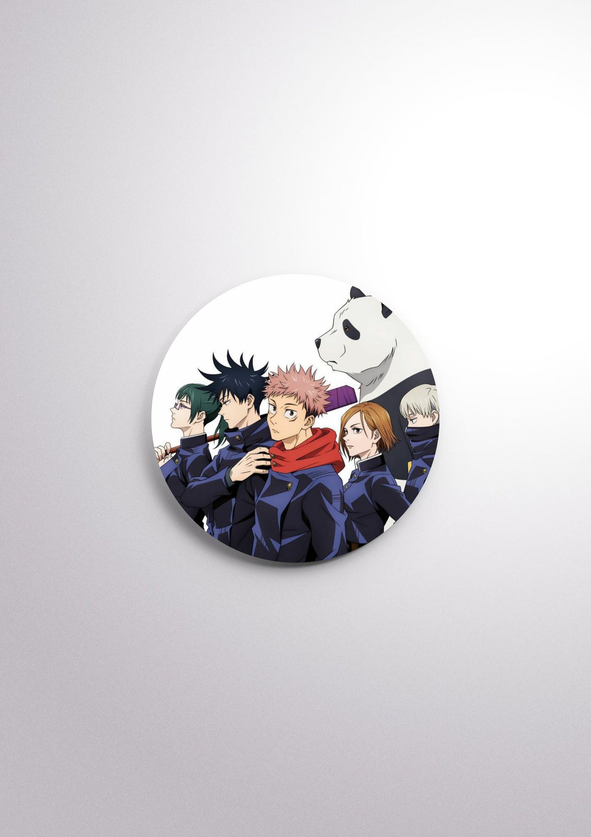 Jujutsu kaisen Scratch-Proof Button Badge
