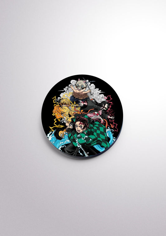 Demon Slayer Scratch-Proof Button Badge