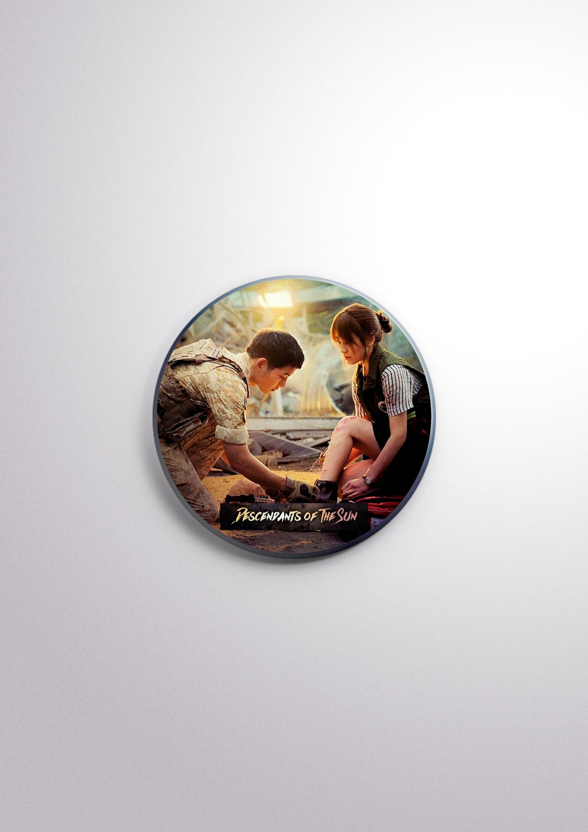 Descendants of the sun Scratch-Proof Button Badge