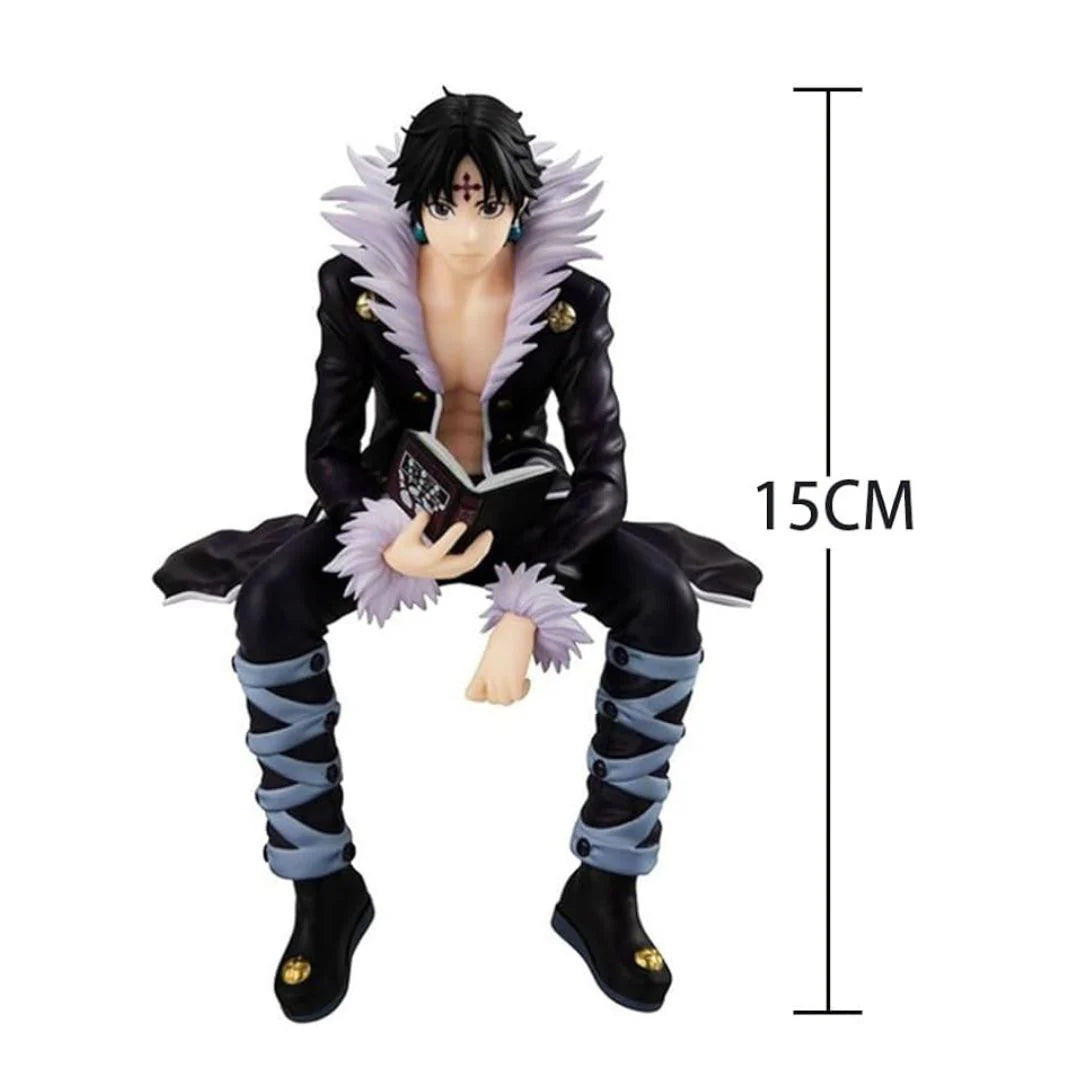 Hunter x Hunter Chrollo Lucilfer Sitting Anime Figure PVC Model 15cm