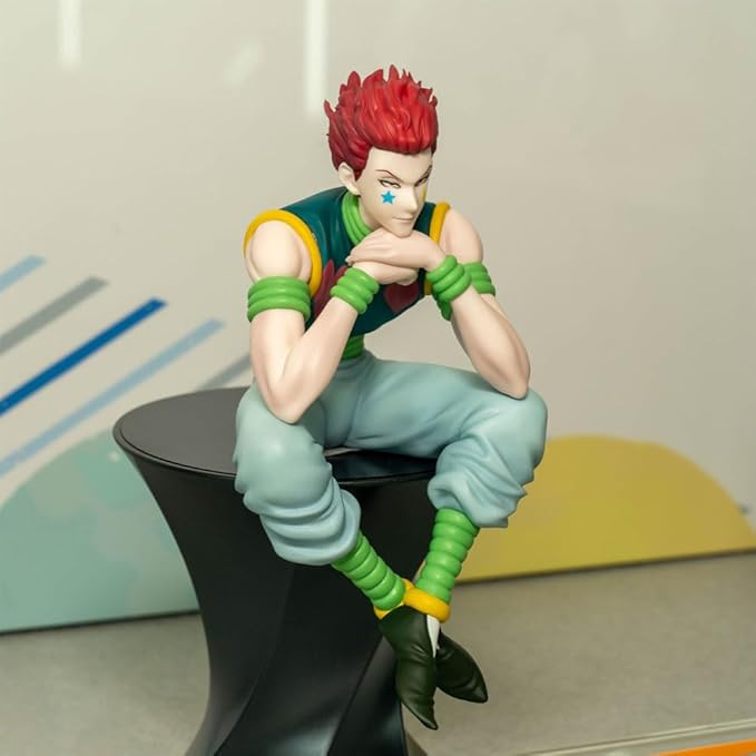 Hunter x Hunter Hisoka Sitting Anime Figure PVC Model 15cm