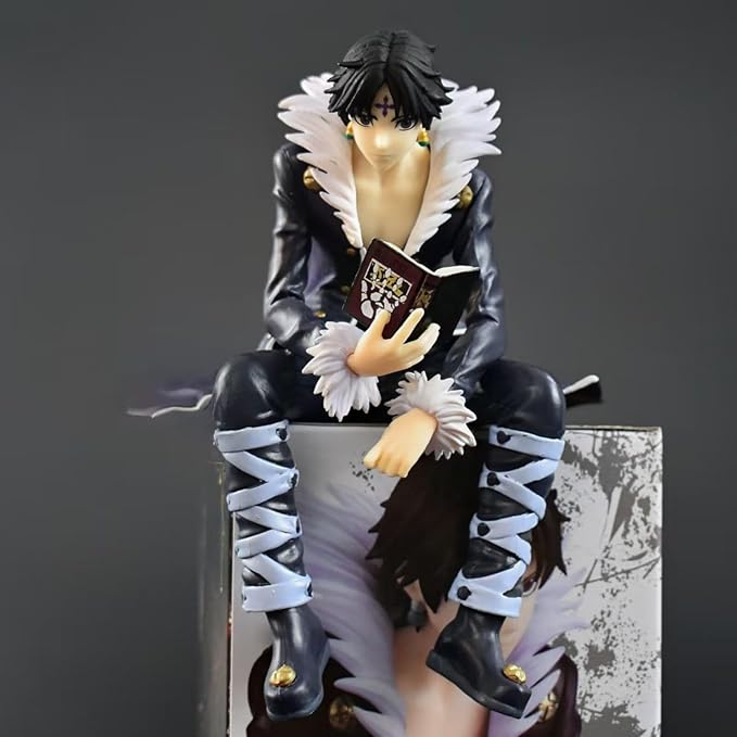 Hunter x Hunter Chrollo Lucilfer Sitting Anime Figure PVC Model 15cm