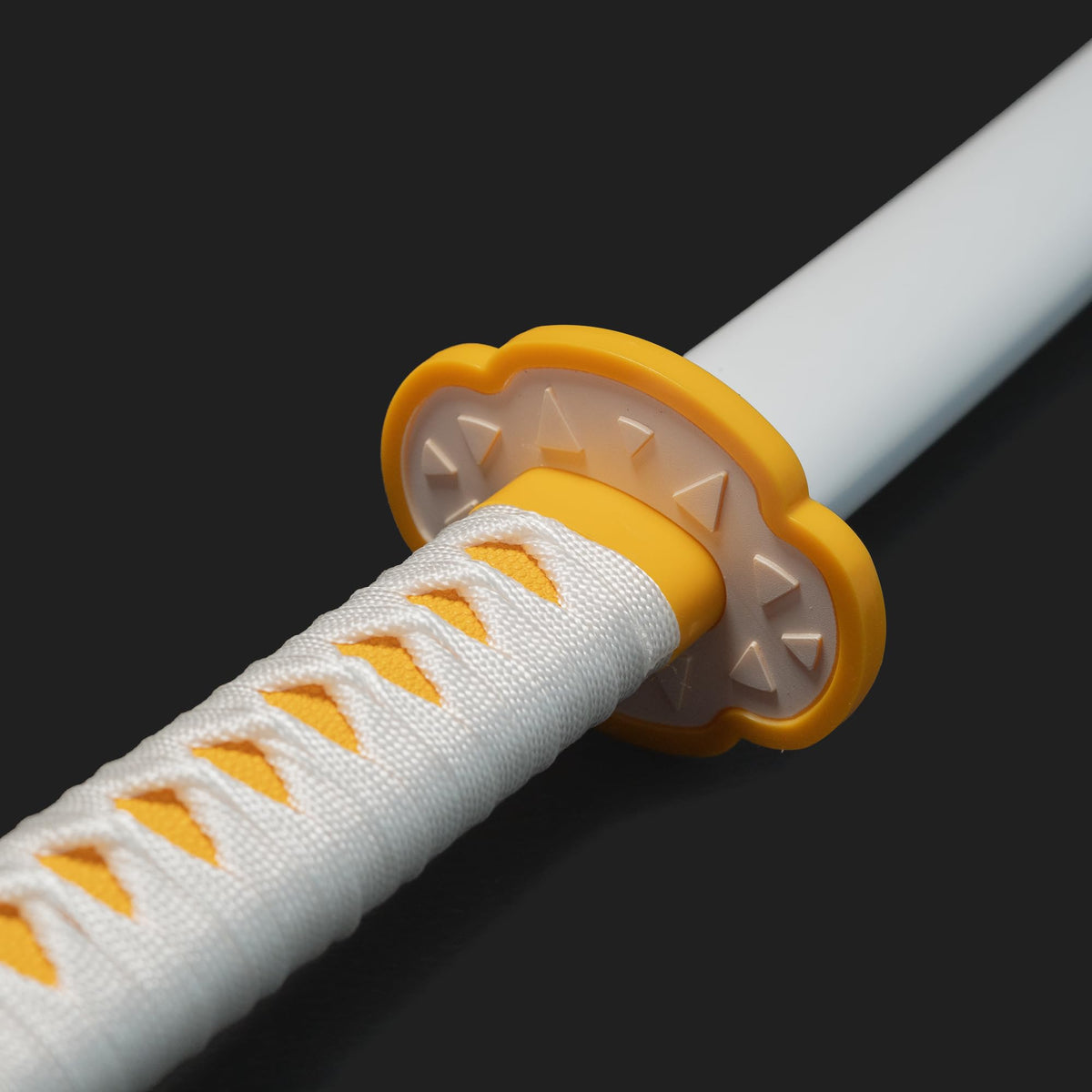 Demon Slayer Zenitsu Wooden Katana – 75cm Medium-Size Anime Sword for Cosplay, Martial Arts, Display & Training – Gift for Fans, Kids, Teens & Collectors