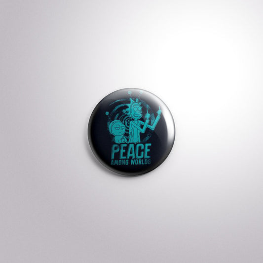 Ricky and Morty Scratch-Proof Button Badge