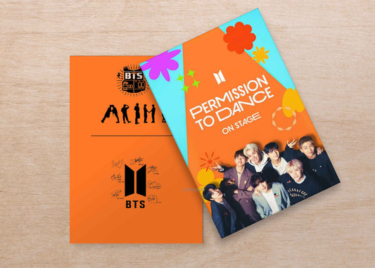 BTS Permission To Dance On Stage Velvet Finish A5 Notebook