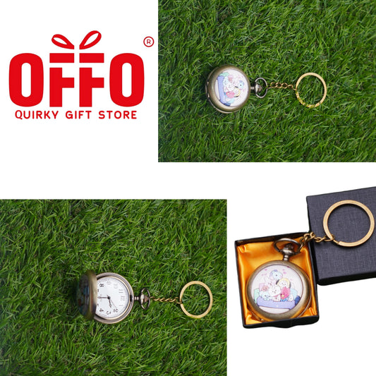BTS BT21 Pocket Watch Keychain - 2