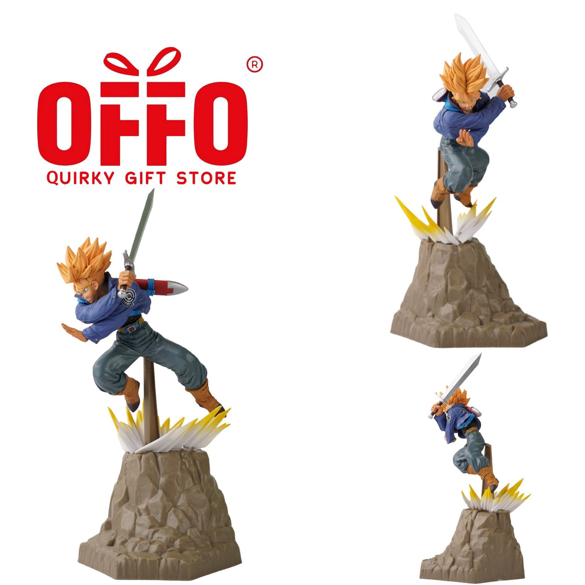 Dragon Ball Z Anime Trunks Super Saiyan Action Figure