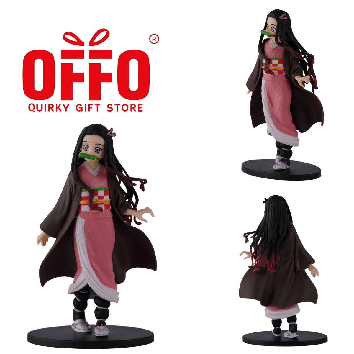 5 Pcs-Demon Slayer Anime Nezuko Kamado Action Figure [17cm] [net price 130]