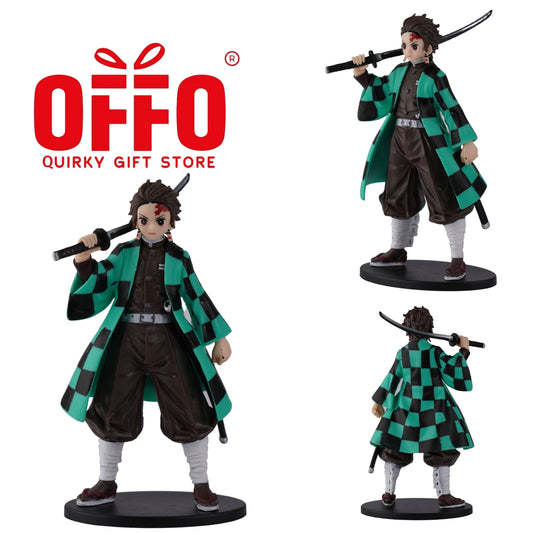 5 Pcs-Demon Slayer Anime Tanjiro Kamado Action Figure [17cm] [net price 130]
