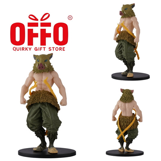 5 pce-Demon Slayer Anime Hashibira Inosuke Action Figure [17cm] [net price 130]