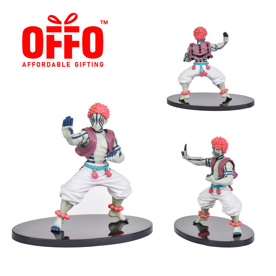 3 Pcs-Demon Slayer Anime Akaza  Action Figure [17cm] [net price 175]
