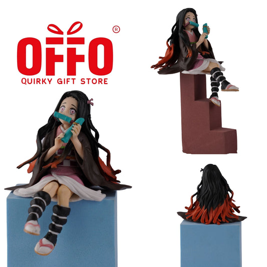 5 Pcs-Anime: Demon Slayer Nezuko Kamado Action Figure [net price 135]