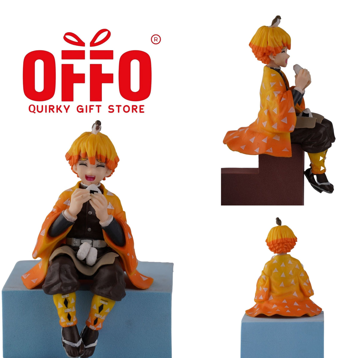 5 pcs-Anime: Demon Slayer Zenitsu Agatsuma Action Figure [net price 135]