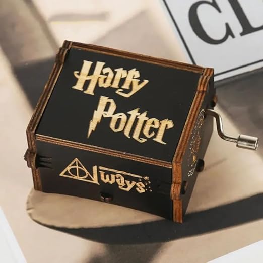 Harry-Potter Music Box Wooden Classic Hedwig Theme Music Box