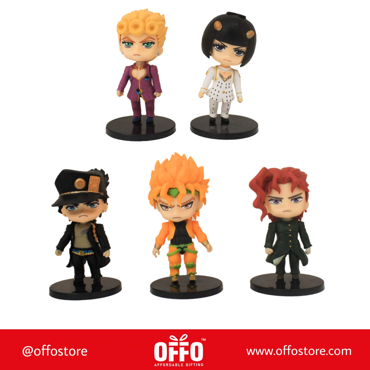 Jojo Bizarre Action figures Set of 5 [10cm]