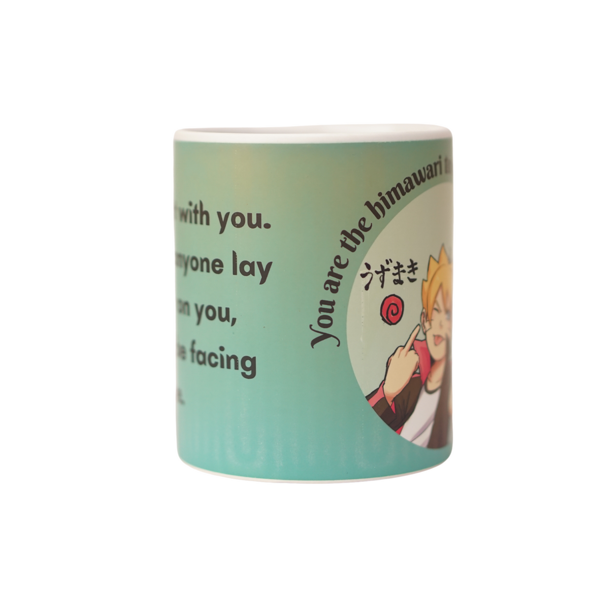 Offo® || Himawari, Boruto Rakshabandhan White Ceramic Mug