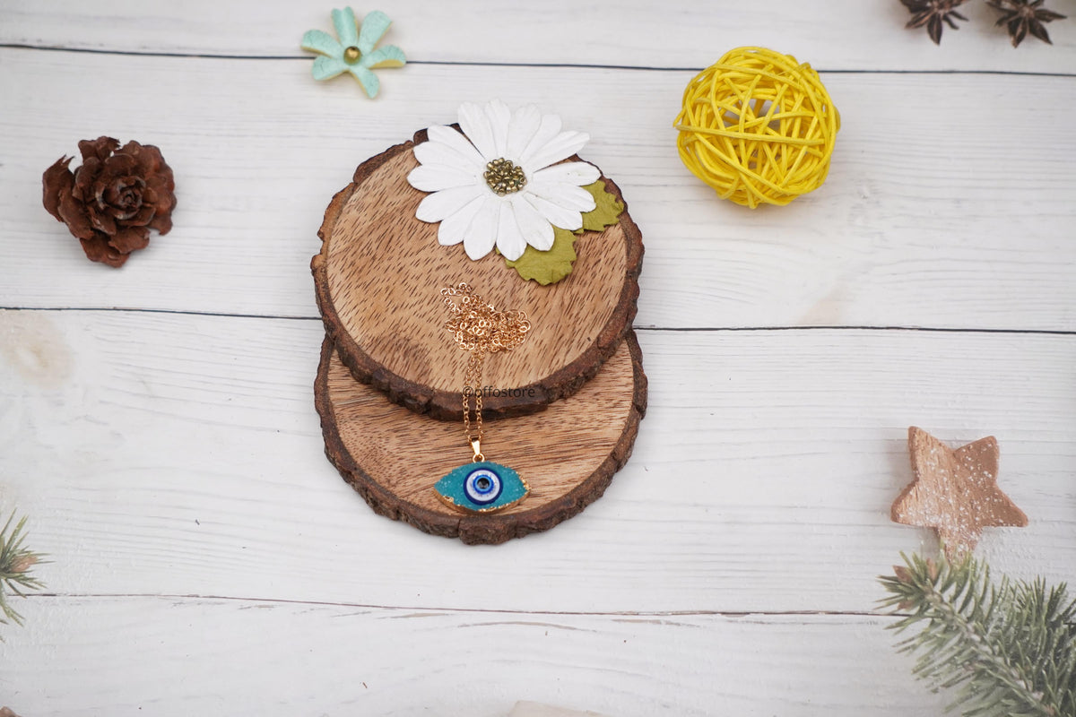 Evil Eye Rose Gold Plated Locket