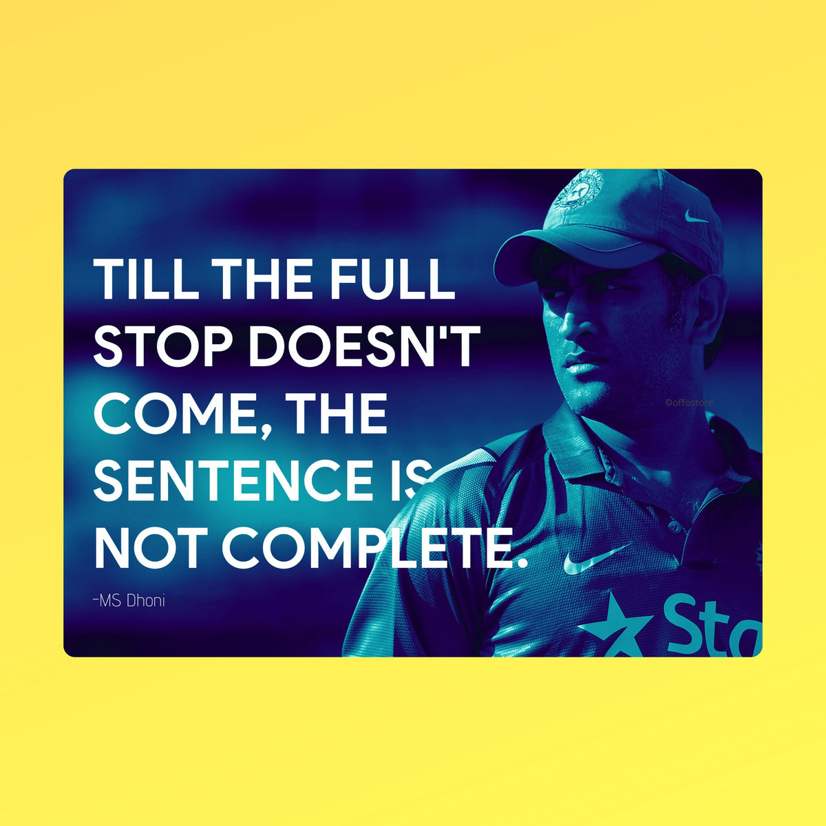 Sports Poster Dhoni