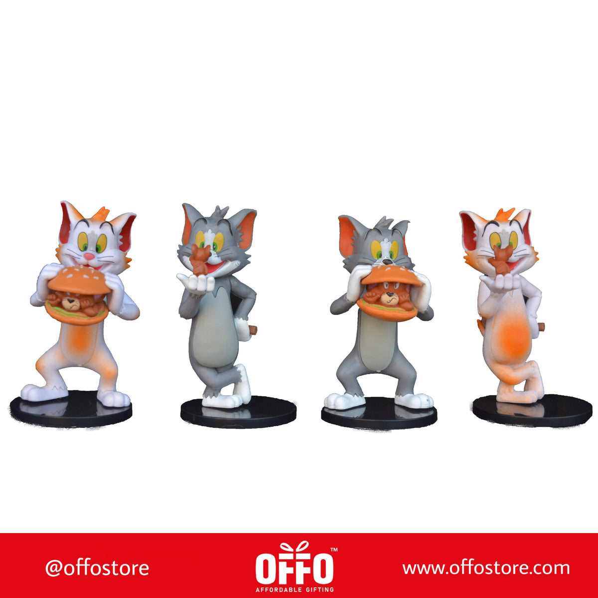Tom & Jerry Action figures Set of 4 [6-8 cm]