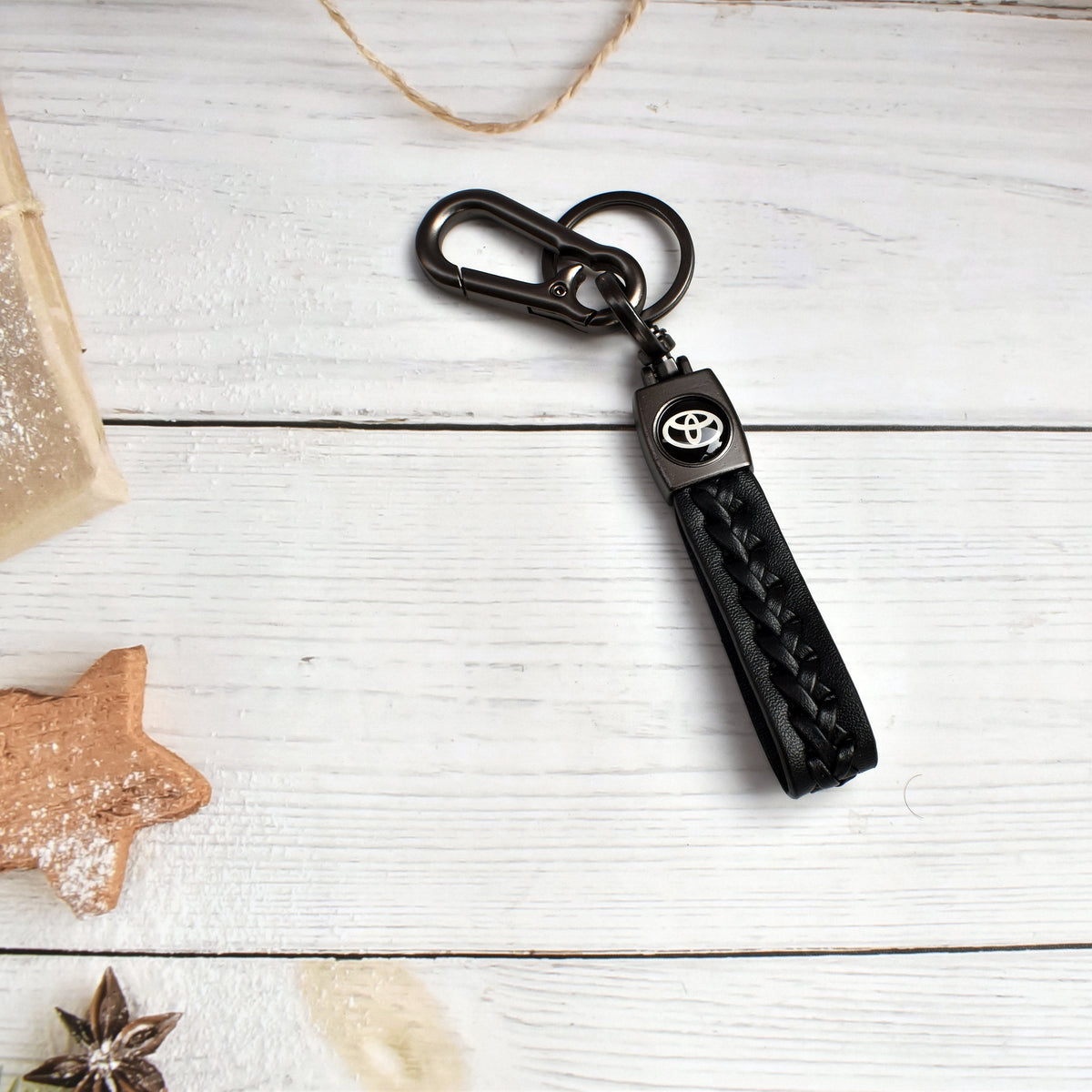 Toyota Leather Keychain