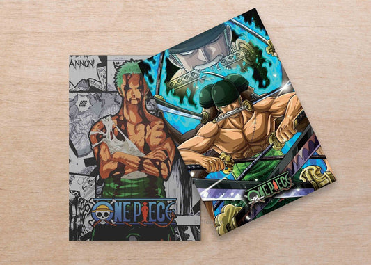 Anime: One Piece zoro asura  velvet finish A5 book