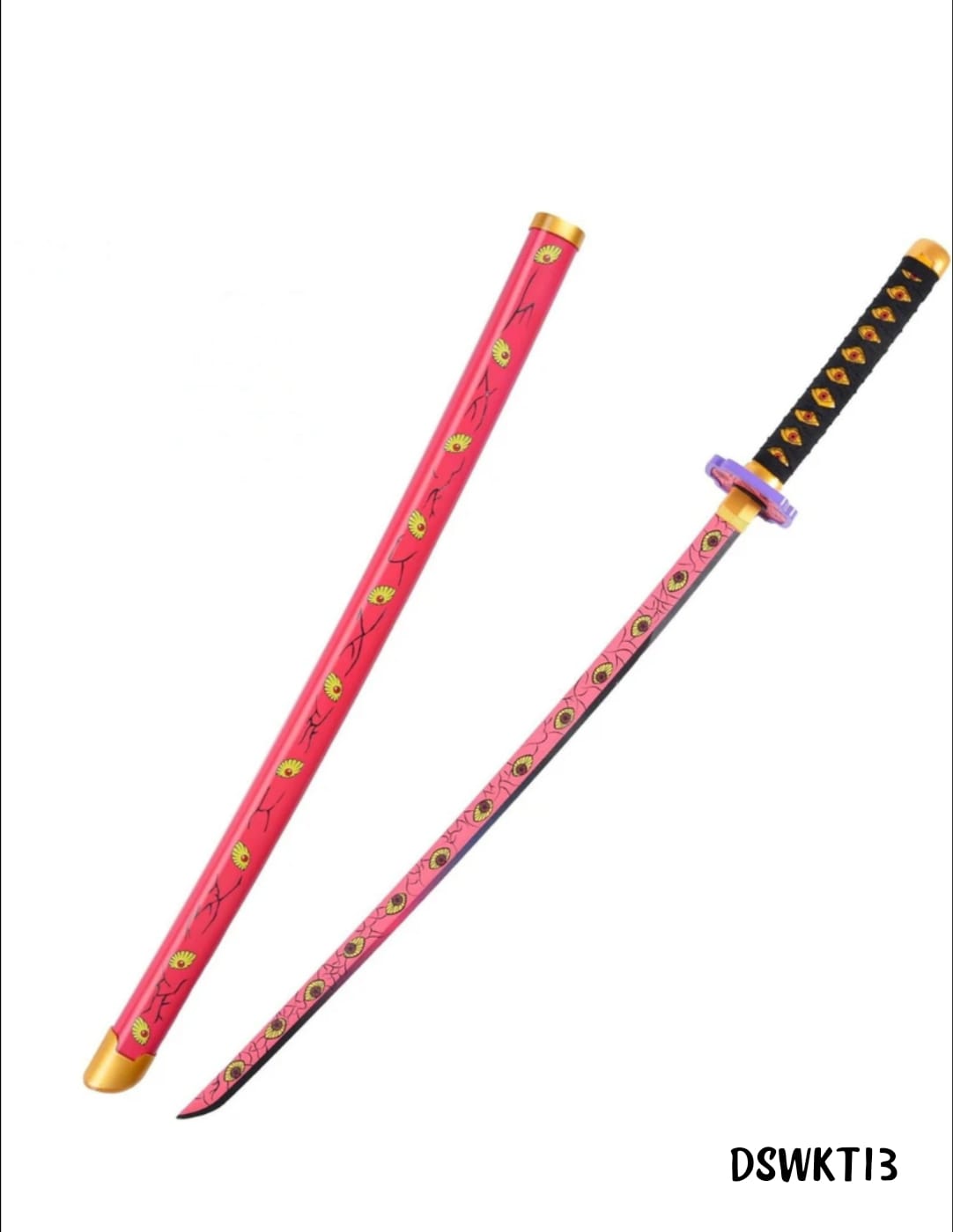 Demon Slayer Kokushibo Nichirin Wooden Katana (105 Cm)