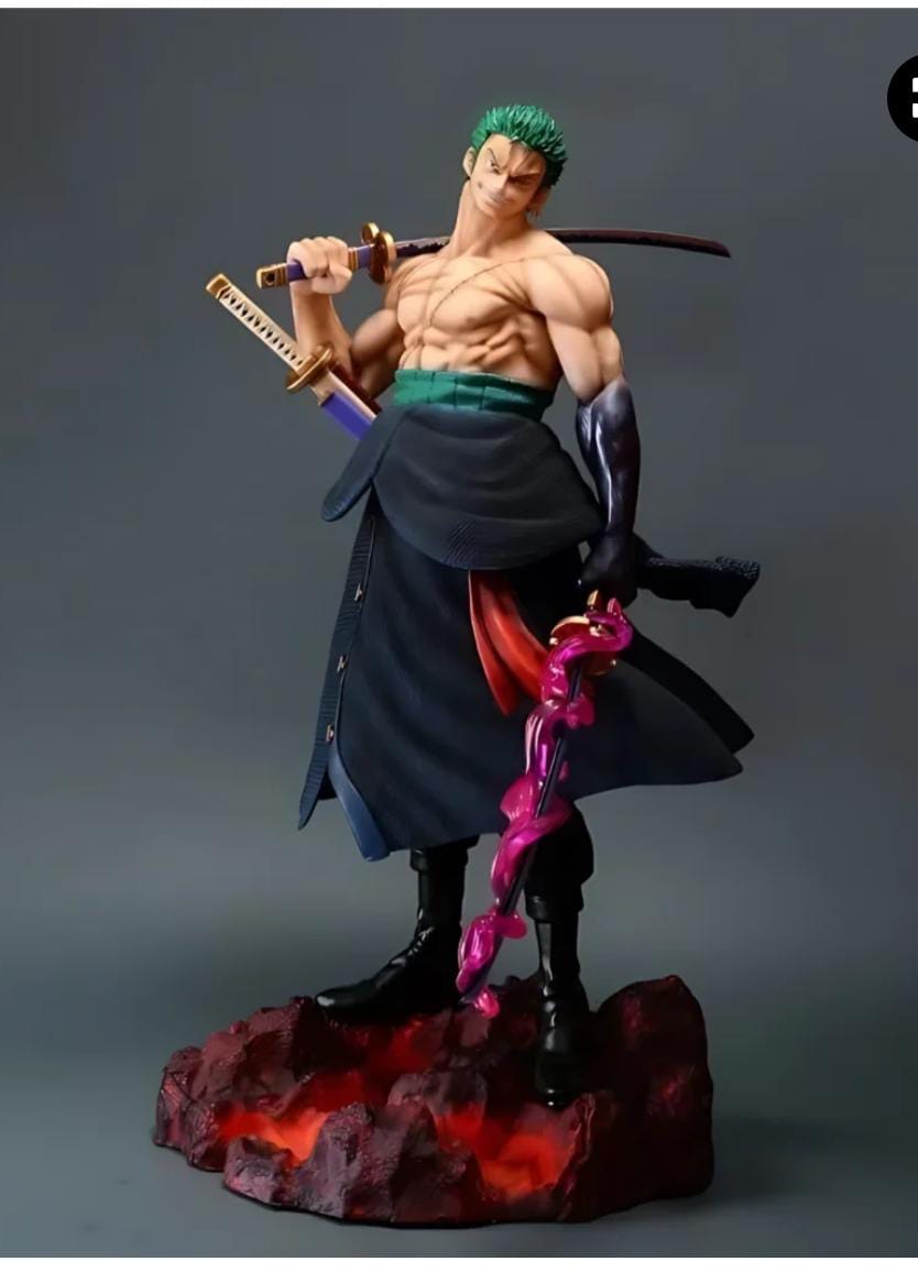 One Piece Zoro Lava Action Figure - 50cm