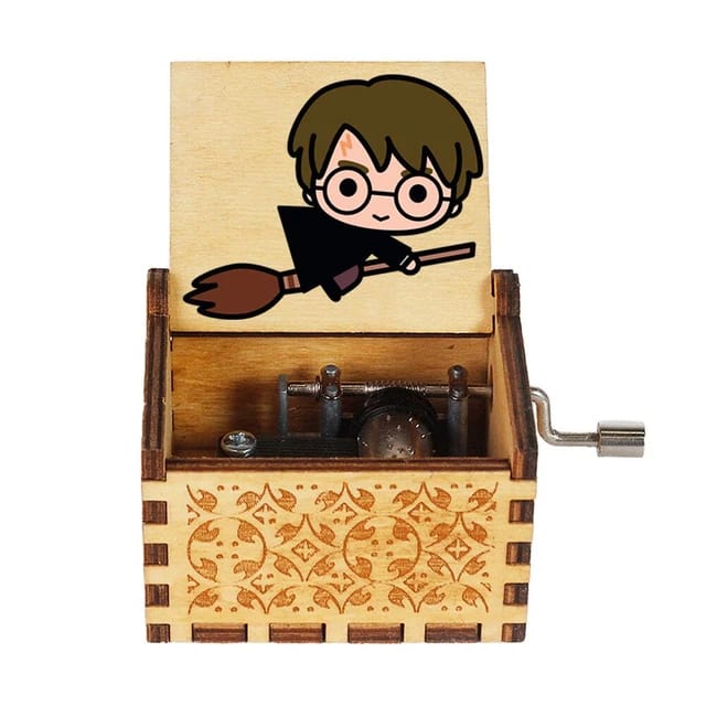 Harry Potter Cute Harry Broomstick Music Box